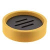 PORTE SAVON BICOLORE OCRE NOIR