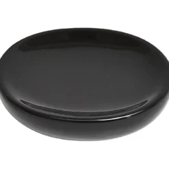 PORTE SAVON DOLOMITE OVAL NOIR