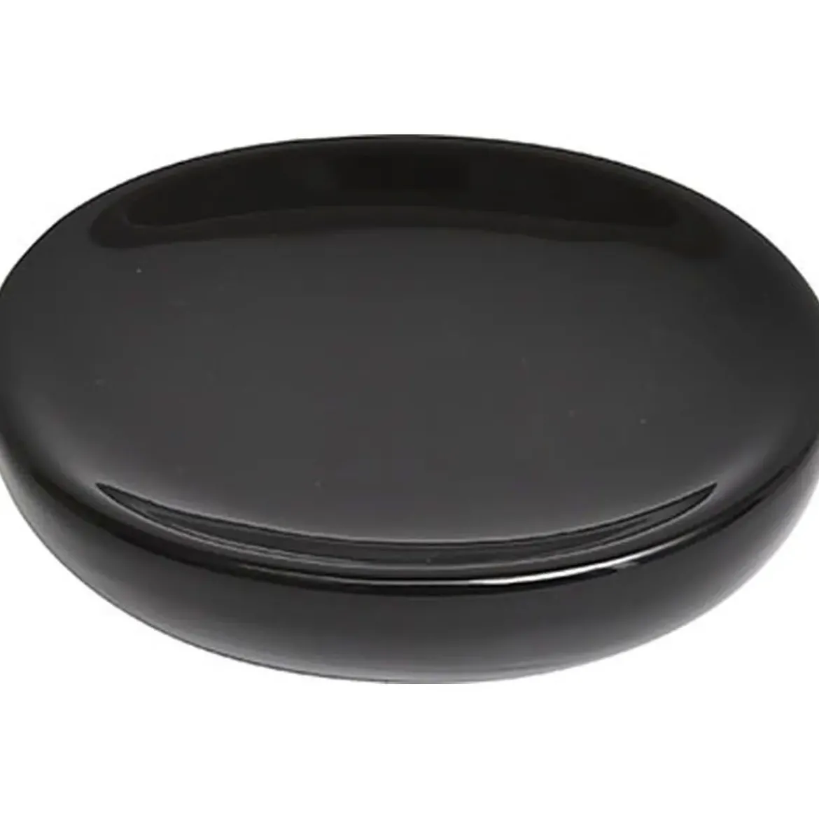 PORTE SAVON DOLOMITE OVAL NOIR