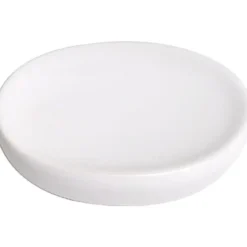 PORTE SAVON DOLOMITE OVAL BLANC