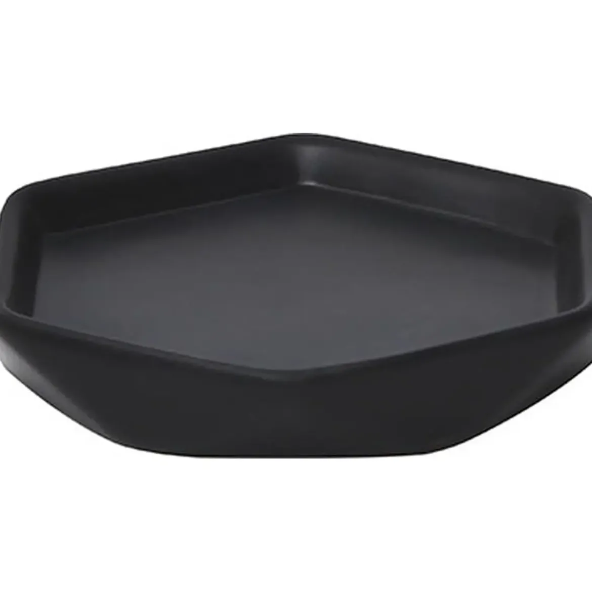 PORTE SAVON GRES FORME LOSANGE NOIR