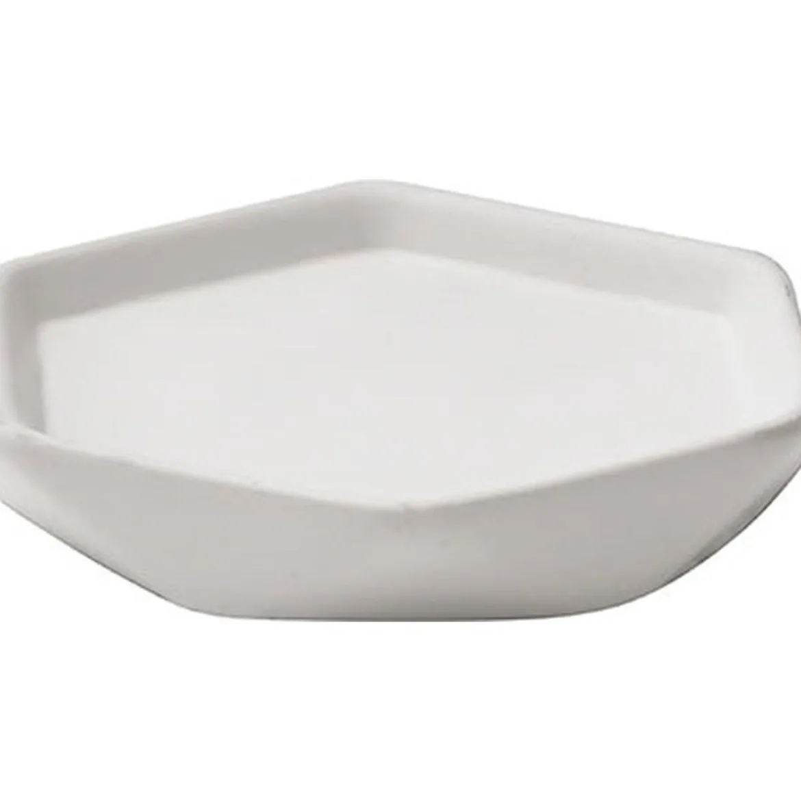 PORTE SAVON GRES FORME LOSANGE BLANC