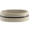 PORTE SAVON POLYRESINE OVAL FICELLE NOIR