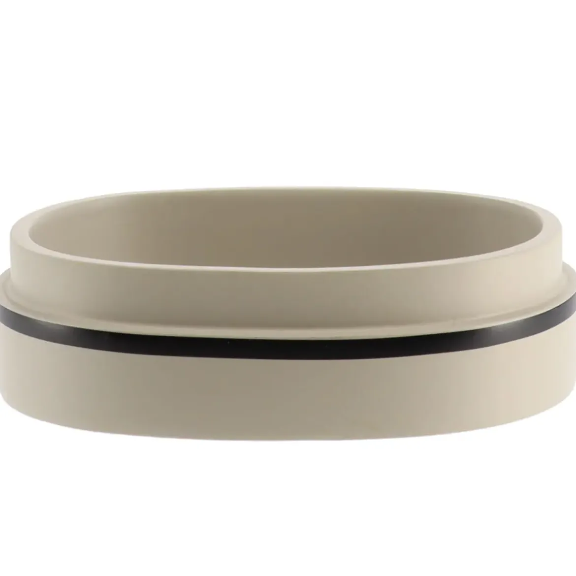PORTE SAVON POLYRESINE OVAL FICELLE NOIR