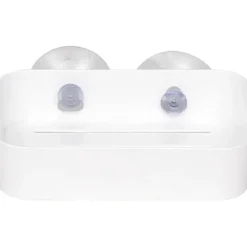 PORTE SAVON SUR VENTOUSES BLANC