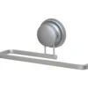 PORTE SERVIETTES ALUMINIUM SUR VENTOUSE CHROME