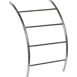 PORTE SERVIETTES METAL MURAL 4 BARRES CHROME