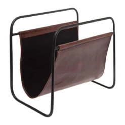 PORTE MAGAZINE CUIR