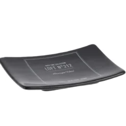 PORTE SAVON DOLOMITE IMPRIME NEO RETRO NOIR