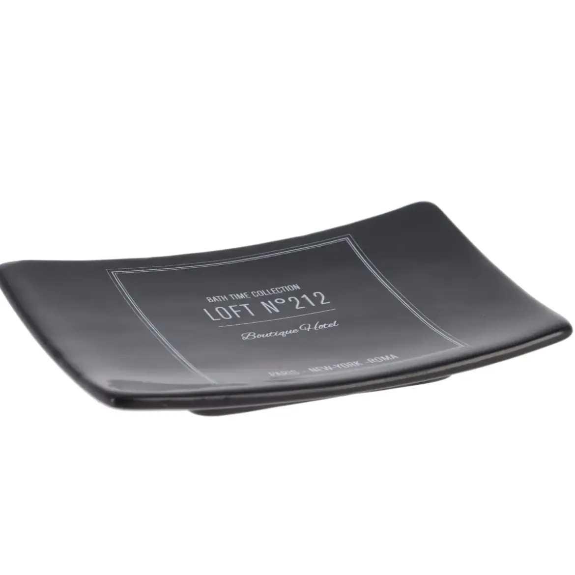 PORTE SAVON DOLOMITE IMPRIME NEO RETRO NOIR