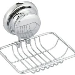 PORTE SAVON METAL SUR VENTOUSES   CHROME