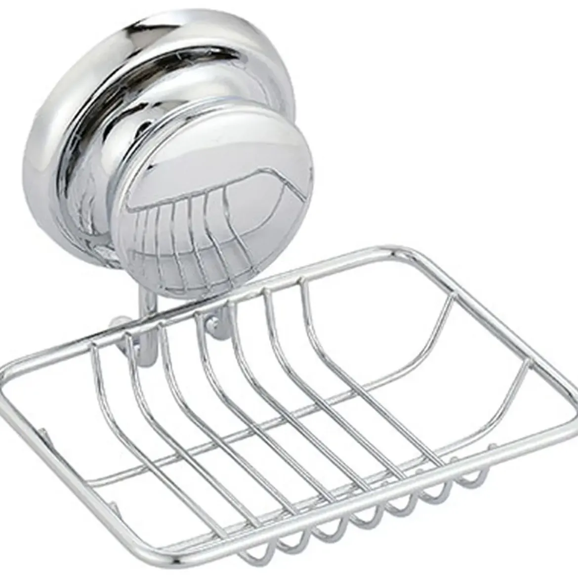 PORTE SAVON METAL SUR VENTOUSES CHROME
