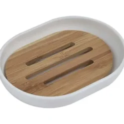 PORTE SAVON PS BLANC BAMBOU