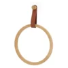 PORTE SERVIETTES ARRONDI AVEC LANIERE CARAMEL BAMBOU