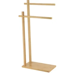 PORTE SERVIETTES 2 BARRES BAMBOU