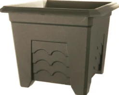 POT CARRE TERRISSIMA DIA. 29 CM GRIS