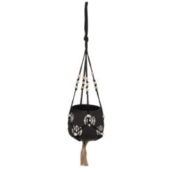 POT CERAMIQUE SUSPENDU TROPIQUES AUSTRALES D.14X55CM