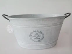 POT EN ZINC ANSES METAL 41.8X31X22CM