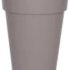 POT FLEUR RESINE BAC PATIO H 53 TAUPE