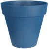 POT PATIO ROND D.40CM BLEU 25L