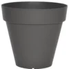 POT PATIO ROND D.40CM GRIS 25L