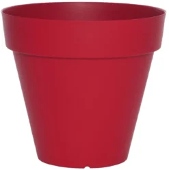 POT PATIO ROND D.30CM ROUGE 10.5L