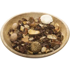 POT POURRI PAOLA AVEC PLATEAU BOIS JASMIN 140G