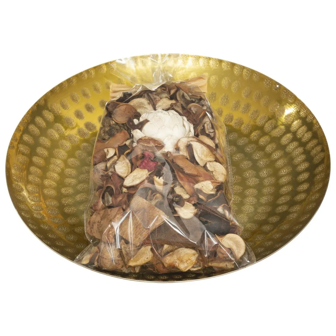 POT POURRI PLATEAU METAL JASMIN 140G