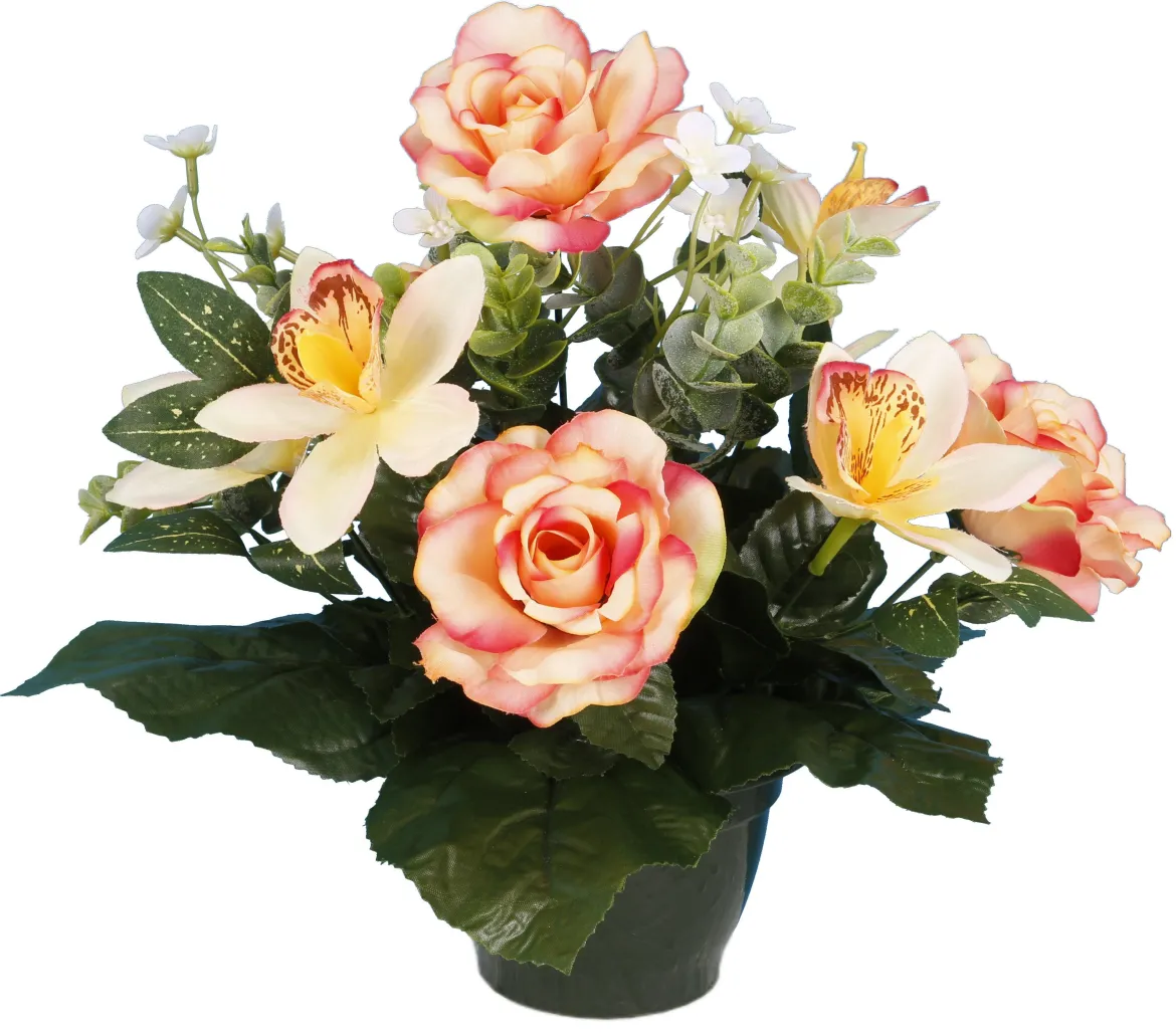 POT ROSES ORCHIDEES