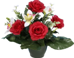 POT ROSES ORCHIDEES