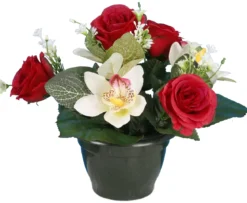 POT ROSES ORCHIDEES