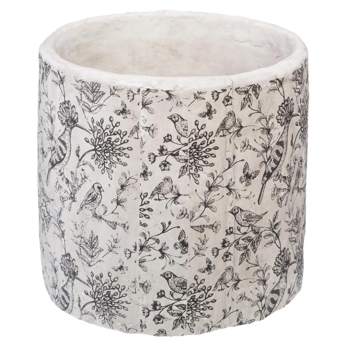 POTS RONDS CIMENT USE HIVER D.14X14X14CM