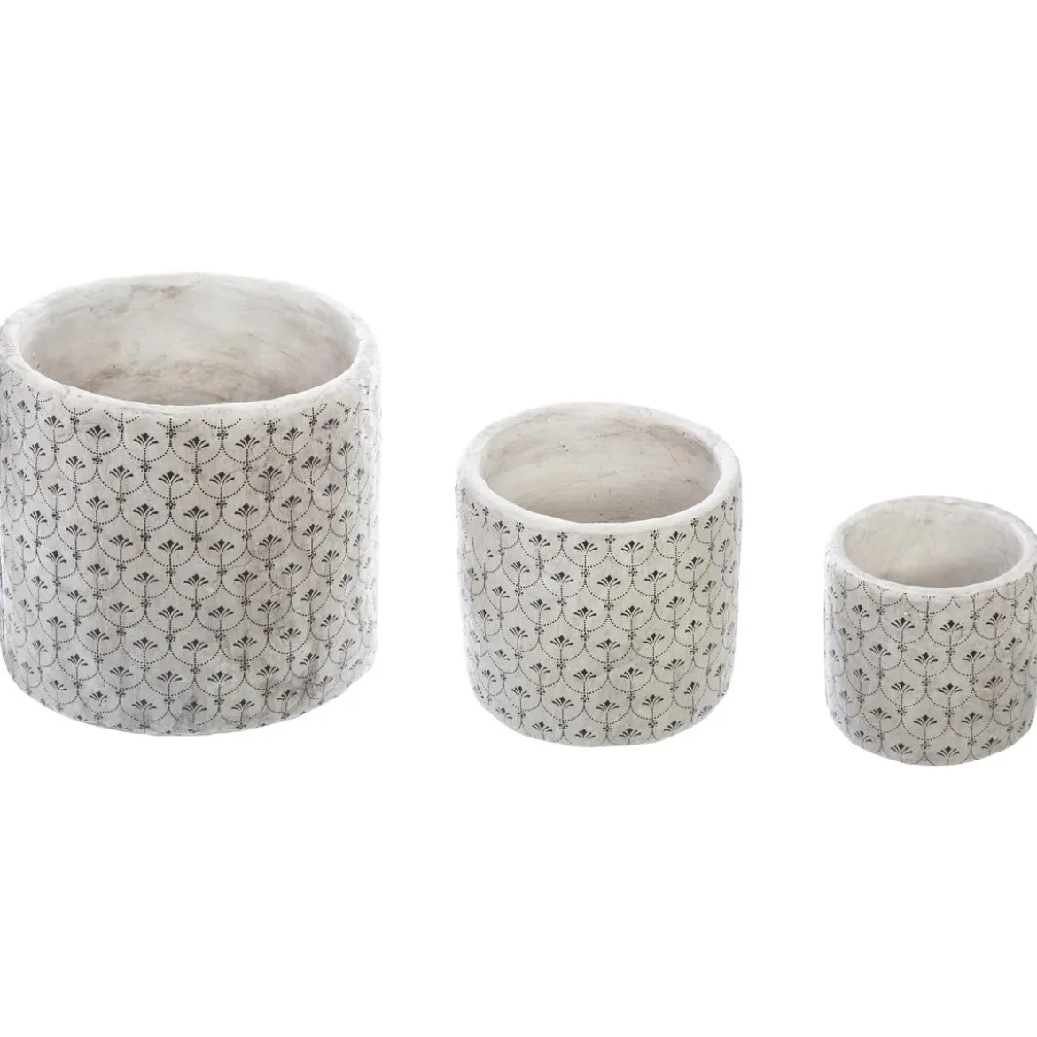 POTS RONDS CIMENT USE HIVER D.14X14X14CM