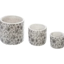 POTS RONDS CIMENT USE HIVER D.14X14X14CM