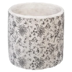 POTS RONDS CIMENT USE HIVER D.8X8X8CM