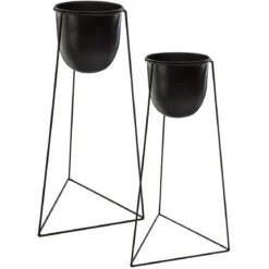 POT SUPPORT METAL LIVING D.25X22X48CM