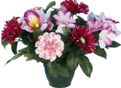 POT ZINIAS ORCHIDEES GERBERAS
