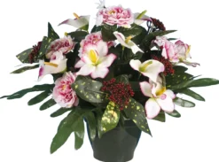 POT ZINNIA ARUM ORCHIDEE
