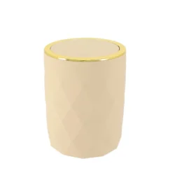 POUBELLE RUBBER 6L BEIGE