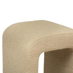 POUF BOUCLETTE SEVI BEIGE
