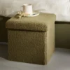 POUF CUBE TEDDY 38X38X38CM MATCHA MATCHA