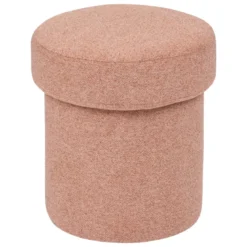 POUF KITA TISSU TERRACOTTA
