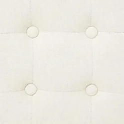 POUF LIN BEIGE LEANDRE