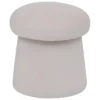 POUF NOA VELOURS IVOIRE