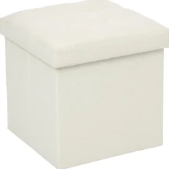 POUF PLIABLE BEIGE LYSANDRE