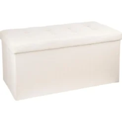 POUF PLIABLE DOUBLE BEIGE LYSANDRE