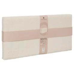 POUF PLIABLE DOUBLE SOANA IVOIRE