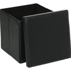 POUF PLIABLE NOIR