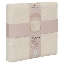 POUF PLIABLE SIMPLE SOANA IVOIRE
