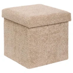 POUF PLIABLE SIMPLE SOANA TAUPE